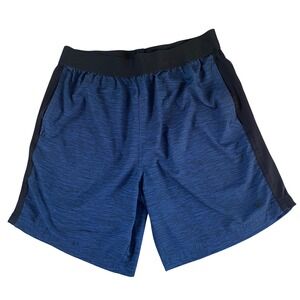 Legend LEG3ND Athletic Gym Beach Outdoor Mens Shorts Medium Blue Black Workout